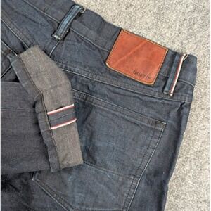 Gustin Jeans Mens 30 Dark Indigo Skinny Fit Raw Selvedge Denim Made in USA